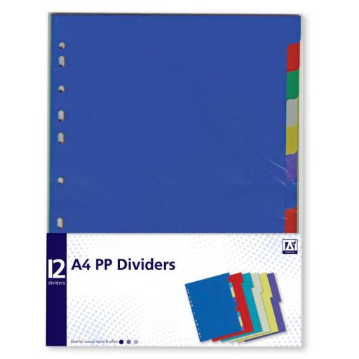 IGD A4 PP Dividers - Pack of 12