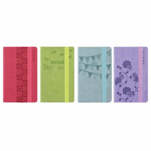 Easynote Slim Soft Touch Notebook Pastel Colours