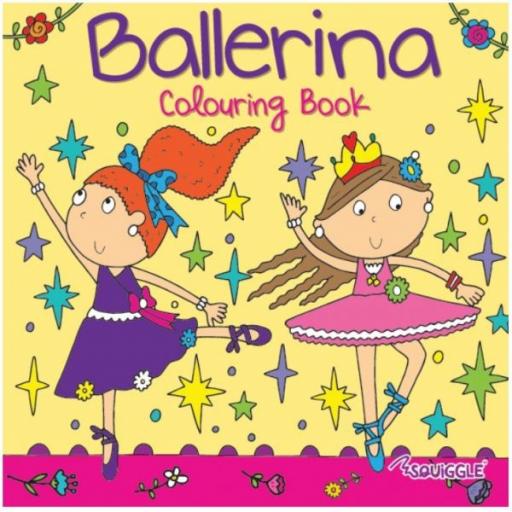 Squiggle Colouring Book - Ballerina