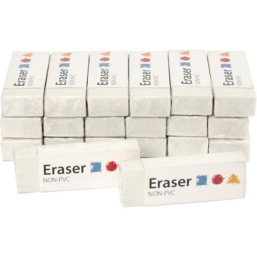 Creativ Non-PVC Eraser - Pack of 20