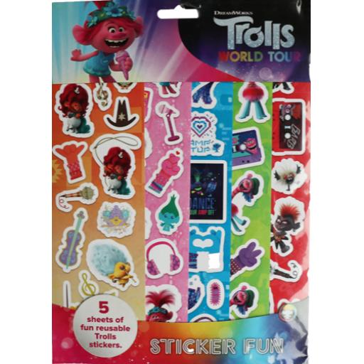 Trolls World Tour Sticker Fun Pack