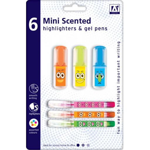 IGD Mini Scented Highlighters & Gel Pens
