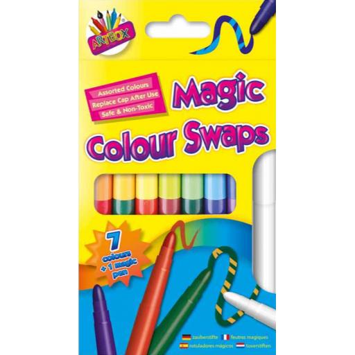 Artbox Magic Colour Swaps - Pack of 7 + Magic Pen