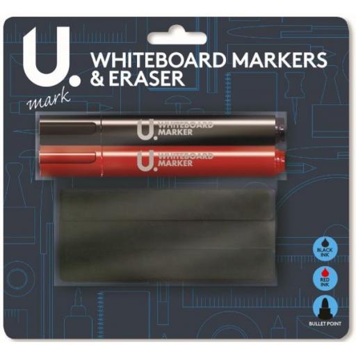 U. Whiteboard Markers & Eraser Set
