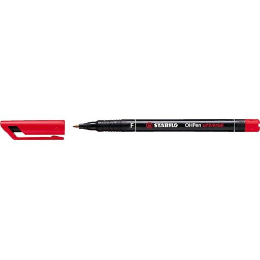 Stabilo OH Pen Permanent, Fine - Red