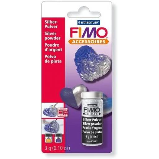 Staedtler Fimo Accessories, Silver Powder 3g