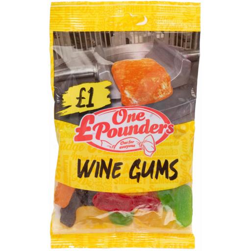One Pounders - Wine Gums 150g *BBE 07/22