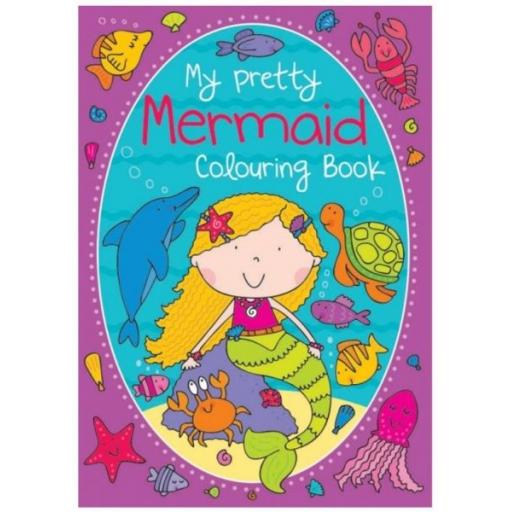 Squiggle A4 My Pretty Mermaid Colouring Book