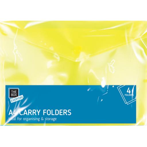 The Box A4 Carry Folders - Pack of 4