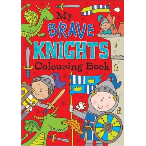 Squiggle A4 My Brave Knight Colouring Book
