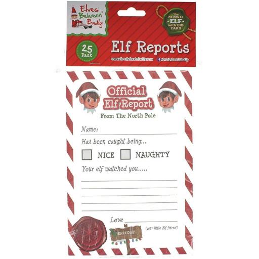 PMS Elves Behaving Badly A5 Report Cards - Pack of 25