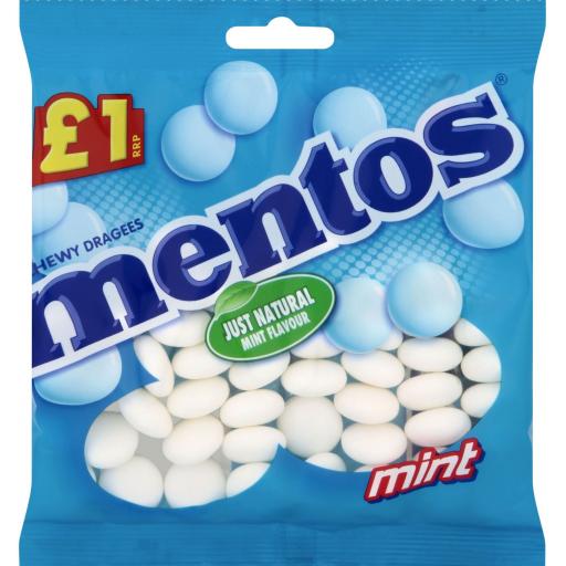 Mentos Chewy Dragees, Mint 135g