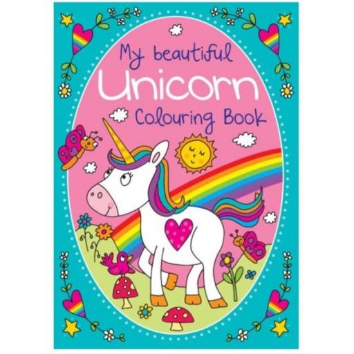 Squiggle A4 My Beautiful Unicorn Colouring Book