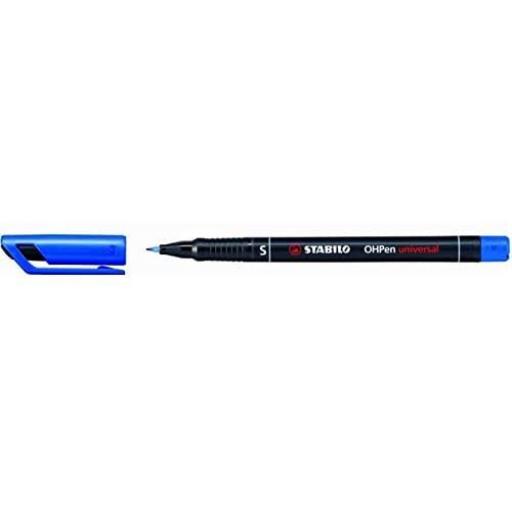 Stabilo OH Pen Permanent, Superfine - Blue