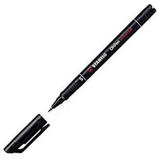 Stabilo OH Pen Permanent, Superfine - Black