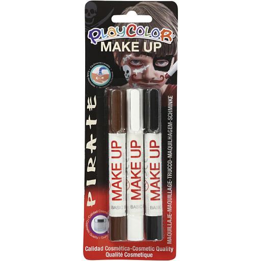 PlayColor Make-Up Pens Pirate - Pack of 3
