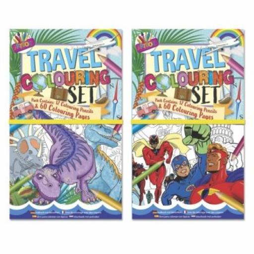 Artbox Travel Colouring Set - Boys