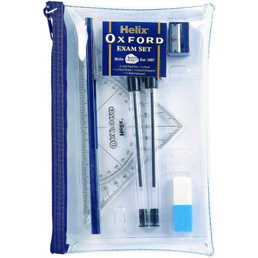 Helix Oxford Filled Pencil Case - Exam Set