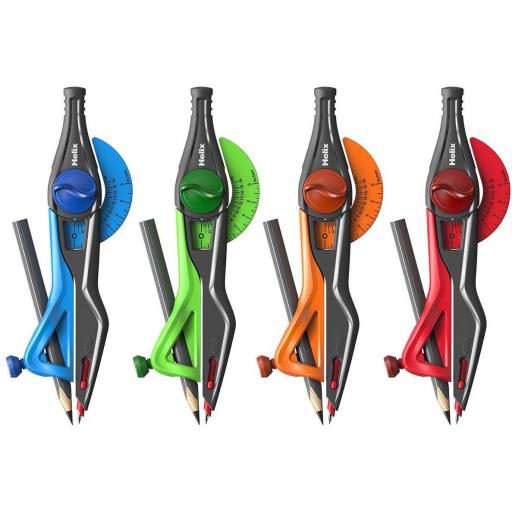 Helix Universal Locking Compass - Assorted Colours