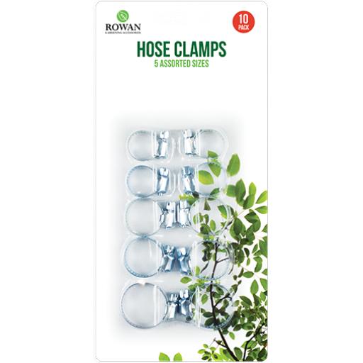Rowan Assorted Hose Clamps - Pack of 10