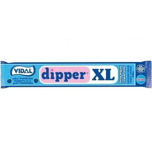 Vidal Dipper Tongue Painter Chew Bars 10 x 10.5g - Sour Raspberry