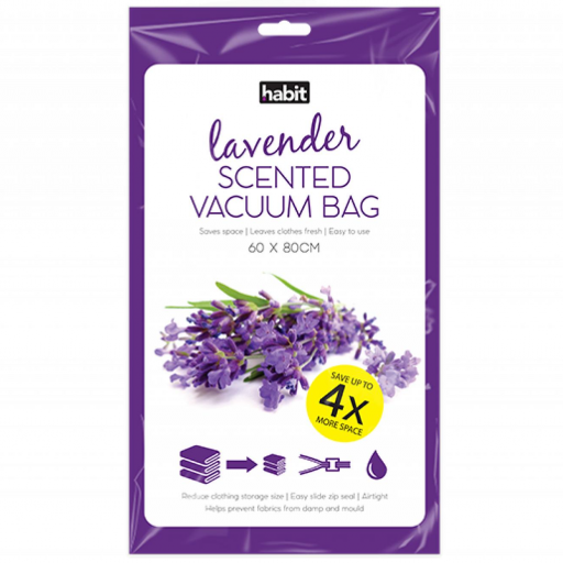 Lavender Scented Space Saver Vacuum Bag - 60x80cm