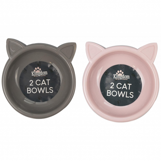 Kingdom Cat Bowls - Pack of 2