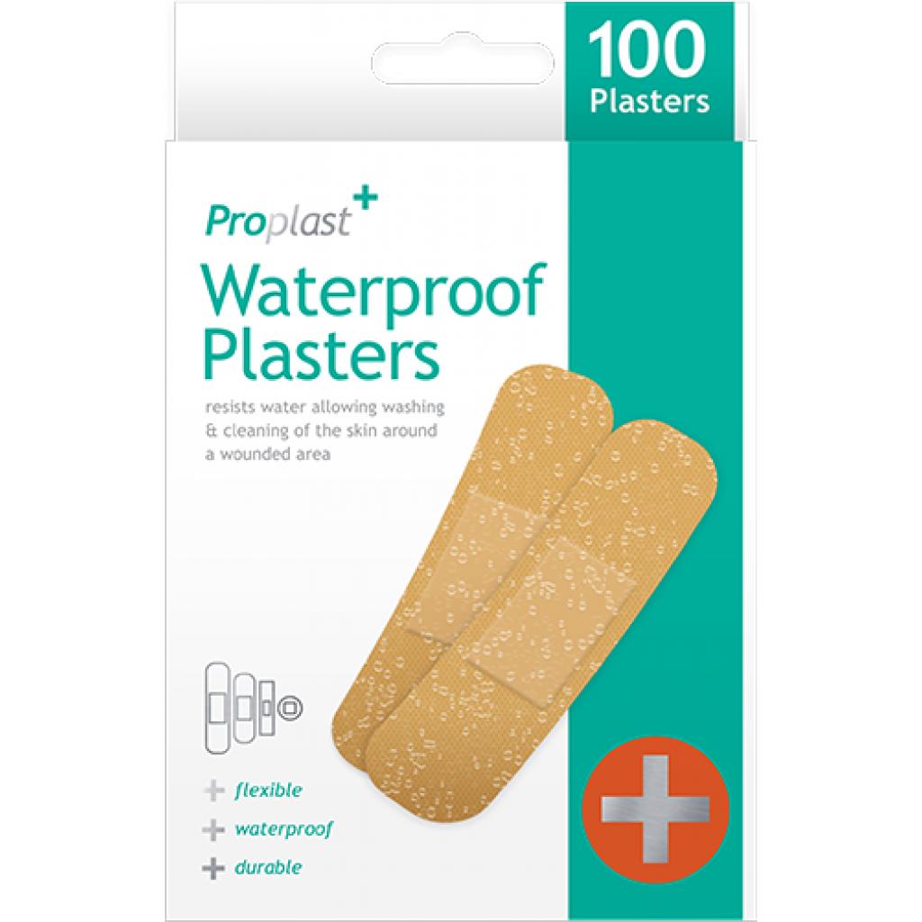 Proplast Waterproof Plasters Pack of 100