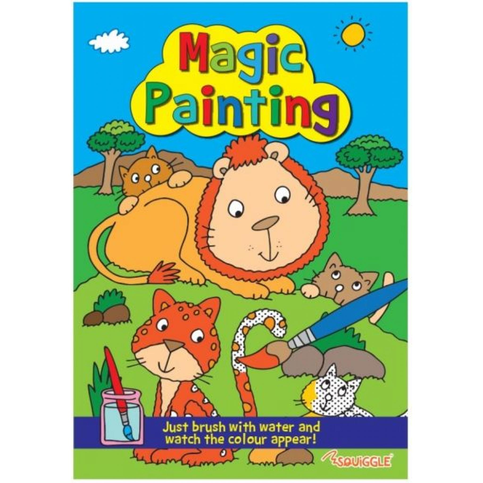 Squiggle A4 Magic Painting Book Assorted Designs