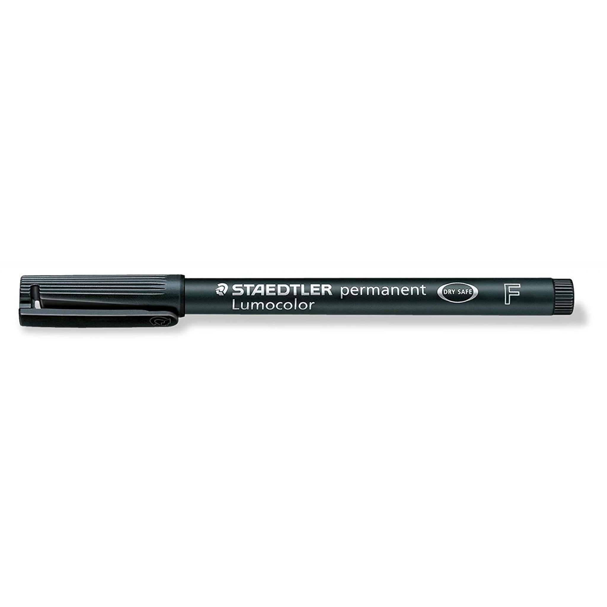 Staedtler Lumocolor Permanent Marker Pen Fine - Black Blister Card