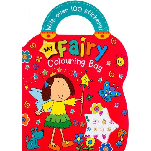 Carry Along Colouring Book + Stickers - Fairy