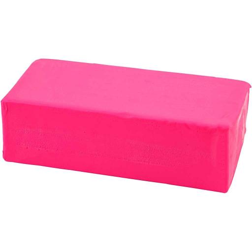 Creativ Neon Soft Clay Block 500g - Pink