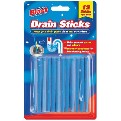 Mighty Blast Drain Sticks - Pack of 12