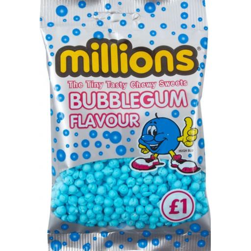 Millions Bag Bubblegum 100g