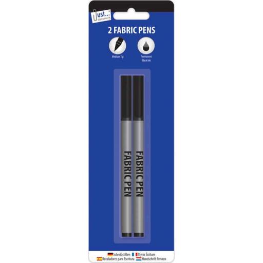 JS Permanent Fabric Pens - Pack of 2