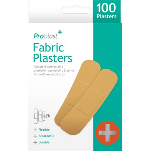 Proplast Fabric Plasters - Pack of 100