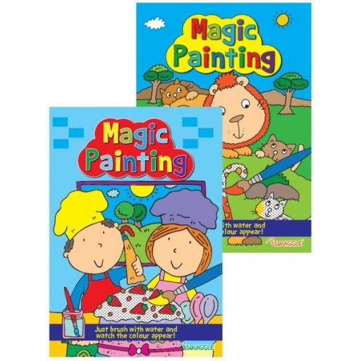 Squiggle A4 Magic Painting Book - Assorted Designs