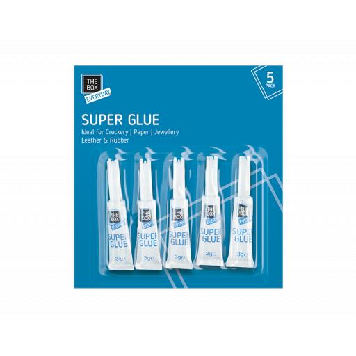 The Box Superglue 3g - Pack of 5