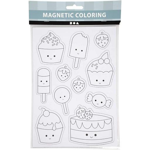 Creativ Colour Your Own Sweets, Ice-Cream Magnets - Pack of 11