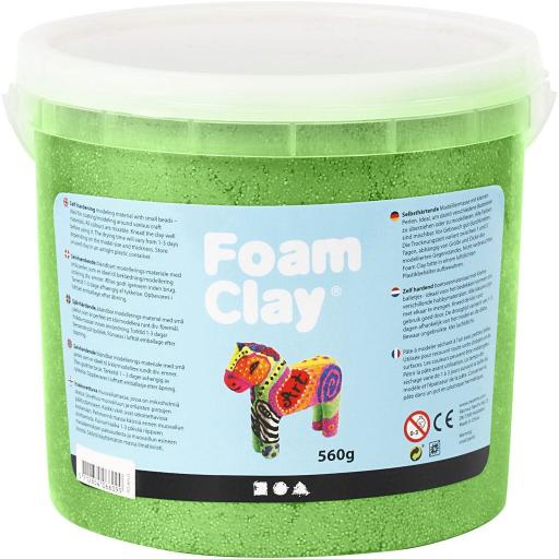 Creativ Foam Clay 560g Bucket - Metallic Green