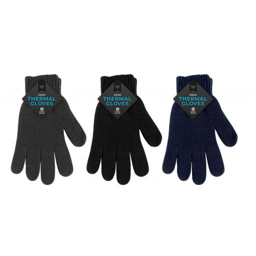 Farley Mill Men's Thermal Gloves - Assorted Colours