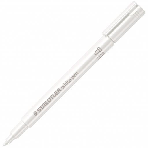Staedtler Metallic Marker White Single Pen