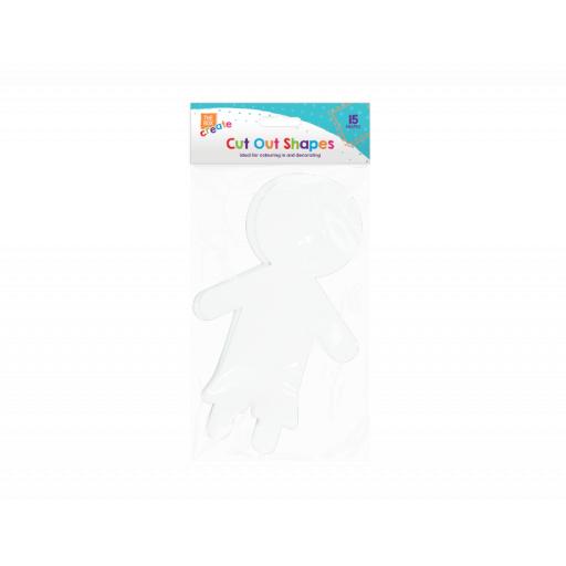 Craft Create Cut Out Person Shapes - Pack of 15