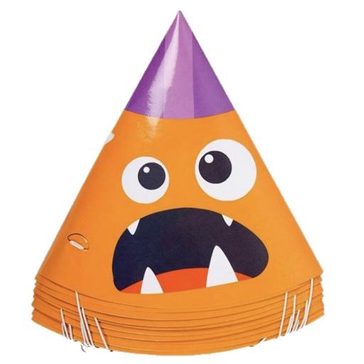 Monster Party Hats - Pack of 10