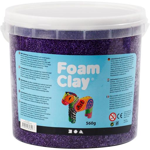 Creativ Foam Clay 560g Bucket - Purple