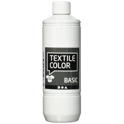 Creativ Textile Color Paint 500ml - White