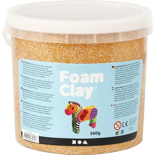Creativ Foam Clay 560g Bucket - Metallic Gold