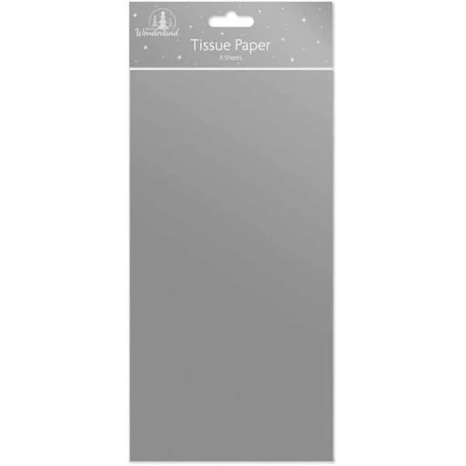 Tallon Festive Wonderland Metallic Tissue Paper Silver - Pack of 8