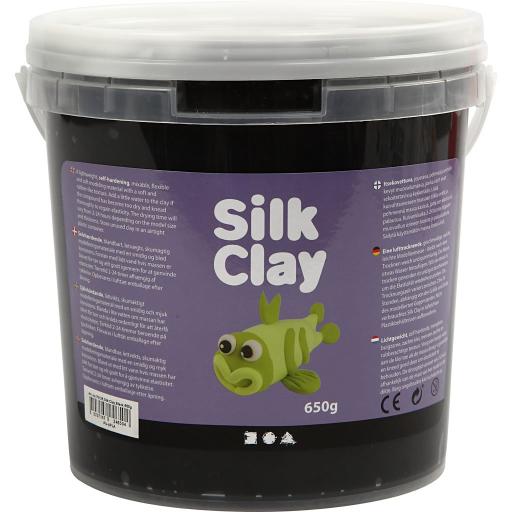 Creativ Silk Clay 650g Bucket - Black