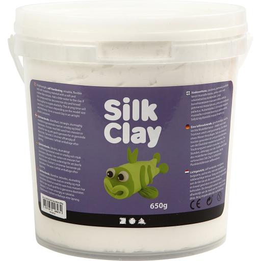 Creativ Silk Clay 650g Bucket - White